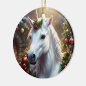 Schneelicht: Das verzauberte Weihnachtslied Keramik Ornament (Links)