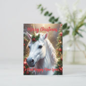 Schneelicht: Das verzauberte Weihnachtslied Postkarte (Stehend Vorderseite)