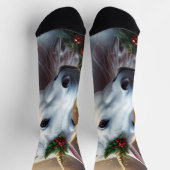 Schneelicht: Das verzauberte Weihnachtslied Socken (Oben)