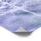 Schneelicht Poster (Ecke)