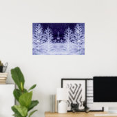 Schneelicht Poster (Heimbüro)