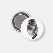 Schneelicht Ruhiger Magnet (Vorderseite/Rückseite)