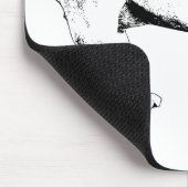 Schneelockmütze Mousepad (Ecke)