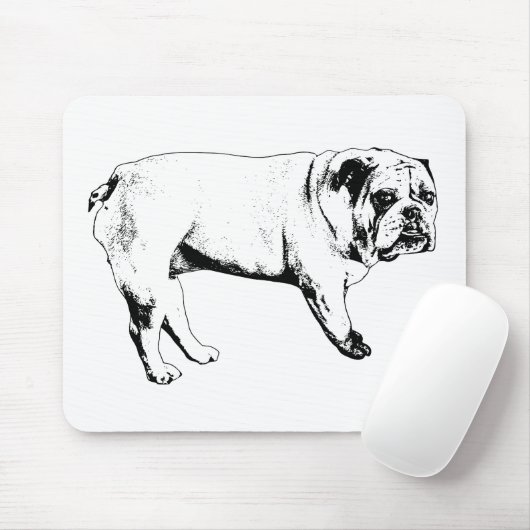 Schneelockmütze Mousepad (Mit Mouse)