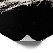 Schneemandekunst Poster (Ecke)