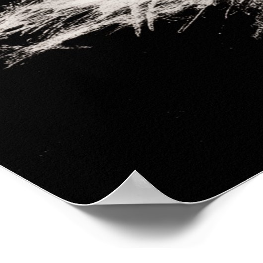 Schneemandekunst Poster (Ecke)