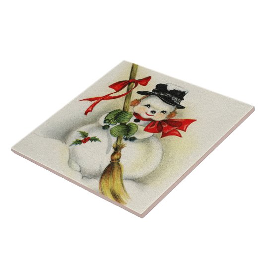 Schneemann 001 fliese (Seite)