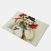 Schneemann 001 fußmatte (Schrägansicht)