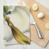 Schneemann 001 geschirrtuch (Viertel Falte)