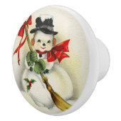 Schneemann 001 keramikknauf (Rechts)