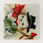 Schneemann 004 puzzle (Horizontal)
