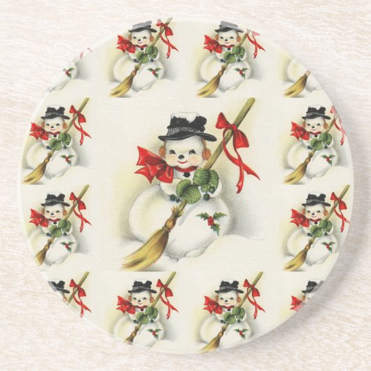 Schneemann 009 getränkeuntersetzer (Vorne)