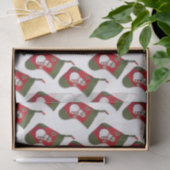 Schneemann am Weihnachts-Strumpf Seidenpapier (Geschenk)