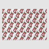 Schneemann am Weihnachts-Strumpf Seidenpapier (Vorderseite)