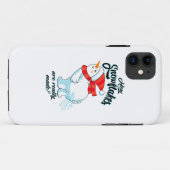 Schneemann anziehen, wie Schneeflocken wirklich ge Case-Mate iPhone Hülle (Rückseite (Horizontal))