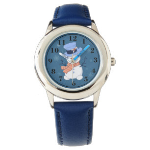 Schneemann Armbanduhr
