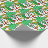 Schneemann, Armee Geschenkpapier (Ecke)