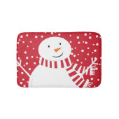Schneemann Badematte (Vorderseite)