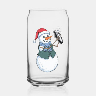 Schneemann Barkeeper Weihnachten 2026 Feiertags-Co Dosenglas