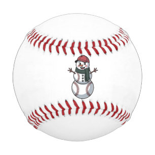 Schneemann Baseball Weihnachten Santa Baseball Spo