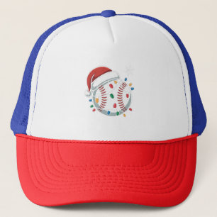 Schneemann Baseball Weihnachten Santa Baseball Spo Truckerkappe