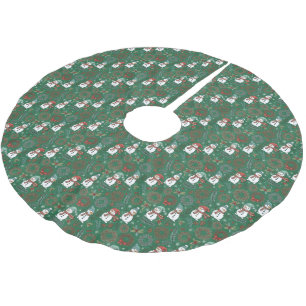 Schneemann-Baumschürze Polyester Weihnachtsbaumdecke