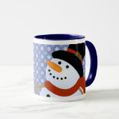 Schneemann-Blizzard-Feiertag Tasse (VorderseiteRechts)