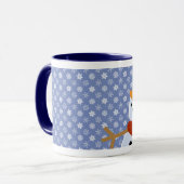 Schneemann-Blizzard-Feiertag Tasse (Vorderseite Links)