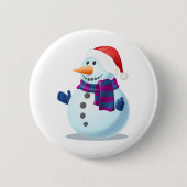 Schneemann Button (Vorderseite)