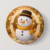 Schneemann Button (Vorderseite)