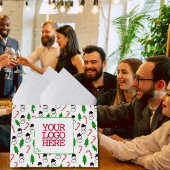 Schneemann Candy Cane Weihnachtsbaum Mitarbeiter Große Geschenktüte