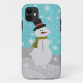 Schneemann Case-Mate iPhone Hülle (Rückseite)