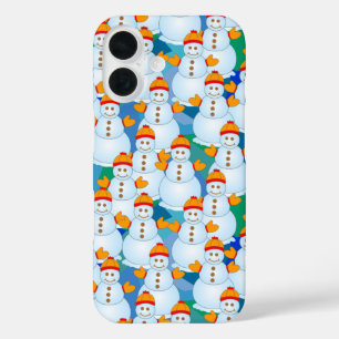 Schneemann iPhone 16 Hülle