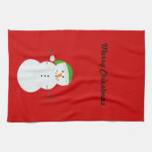 Schneemann Chirstmas Handtuch (Horizontal)