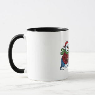 Schneemann Cornhole Weihnachten 2026 Feiertags-Tai Tasse