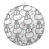 Schneemann Dartscheibe (vorne)