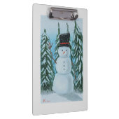 Schneemann-Digitalmalerei Klemmbrett (Rechts)