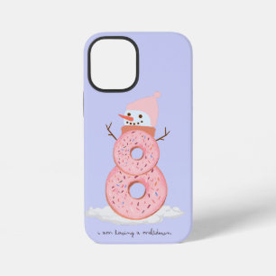 Schneemann-Donut iPhone 12 Mini Hülle