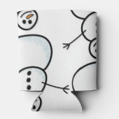 Schneemann Dosenkühler (Rückseite)