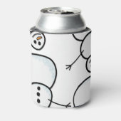 Schneemann Dosenkühler (Kanne Rückseite)
