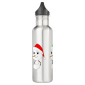 Schneemann Edelstahlflasche (Links)