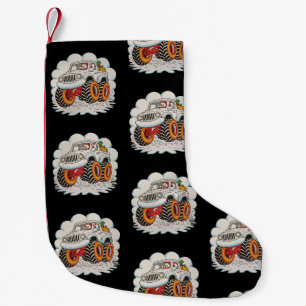 Schneemann fährt Monstertruck Weihnachten Xmas Win Kleiner Weihnachtsstrumpf