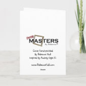 Schneemann Feiertagskarte (Rückseite)