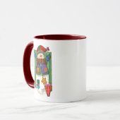 Schneemann-Flecken Tasse (Vorderseite Links)