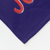 Schneemann-Fleece-Decke Fleecedecke (Ecke)