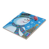 Schneemann Fliese (Seite)