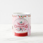 Schneemann Frohe Weihnachten Kaffeetasse (Mittel)