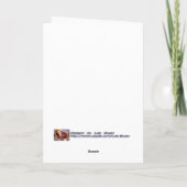 Schneemann-frohe Weihnachten - Schwester (Rückseite)