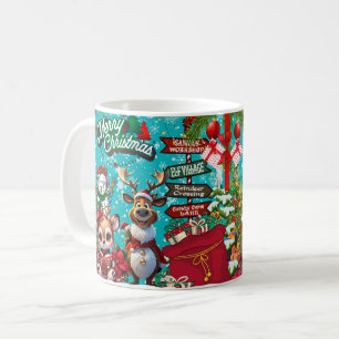 Schneemann, fröhlich kaffeetasse