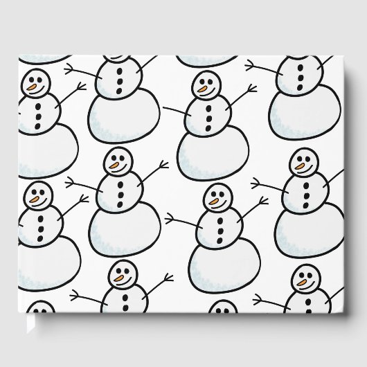 Schneemann Gästebuch (Vorderseite)